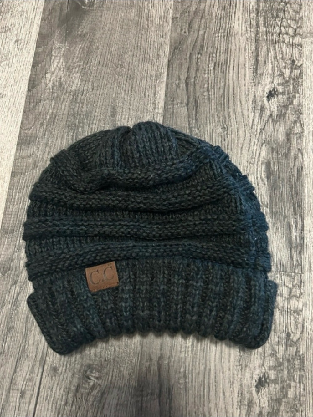 C.C Chunky Knit Beanie - Teal